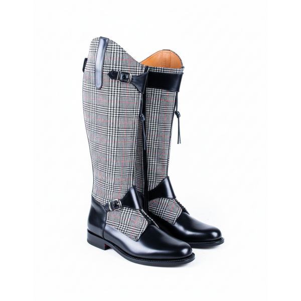 BOOTS MODEL 5103GB BLACK CHECK