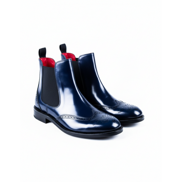 BLUE CHELSEA BOOTS MODEL 805