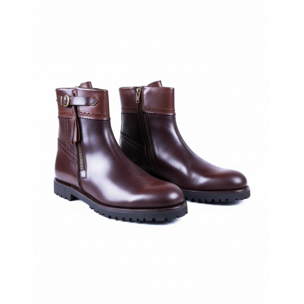 BROWN ANKLE BOOTS MODEL 186