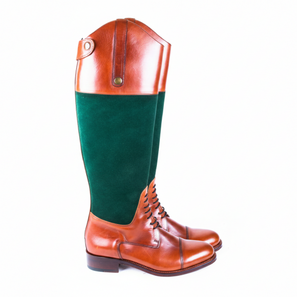 BOTA MODELO 4202 BRONCE Y VERDE