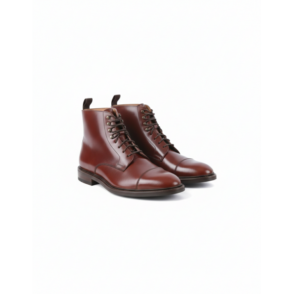 BOTIN MODELO 808 PIEL VEGETAL MARRON
