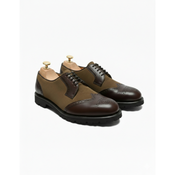 DARK BROWN AND BROWN OXFORD...