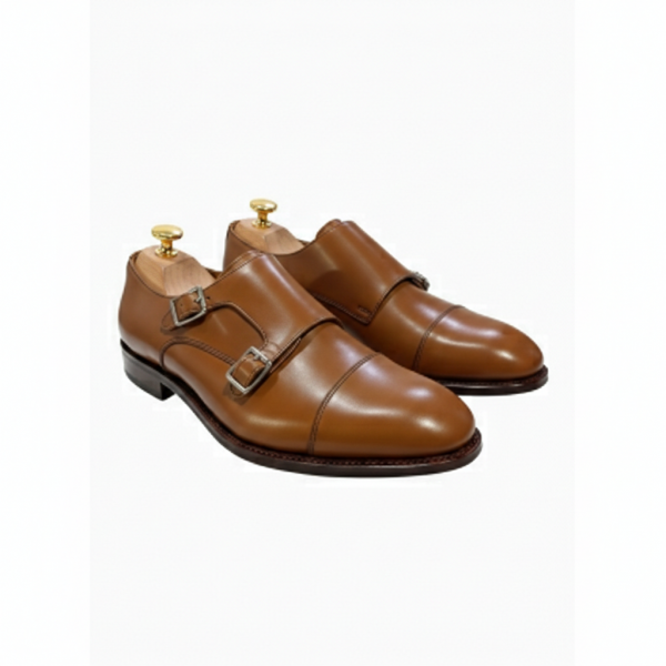 ZAPATOS DOBLE HEBILLA MODELO 770 NATURAL