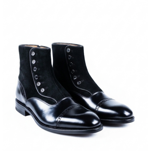 BLACK ANCKLE BOOTS MODEL 1129 P