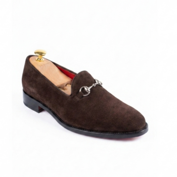 BROWN SUEDE SHOES MODEL 746 B 2
