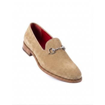 BEIGE SUEDE SHOES MODEL 746 B 2