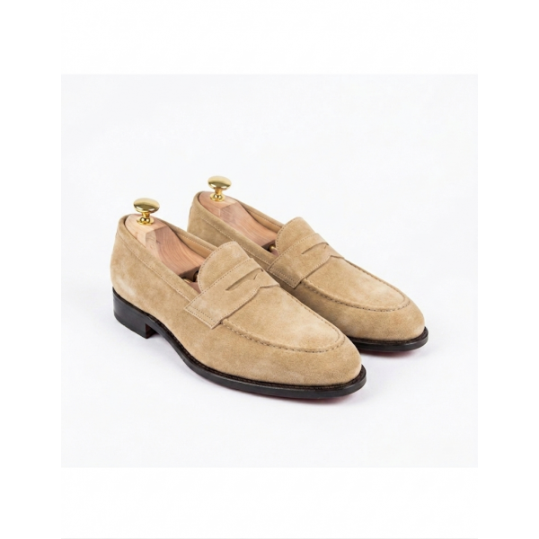 BEIGE SUEDE SHOES MODEL 782