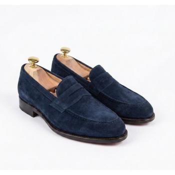 ZAPATOS MODELO 782 ANTE AZUL