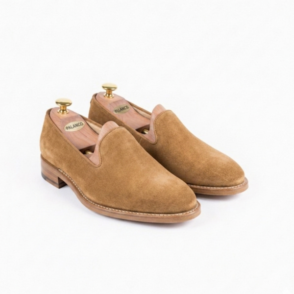 BEIGE SUEDE SHOES MODEL 777