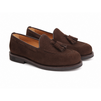ZAPATOS MODELO 748 ANTE MARRON