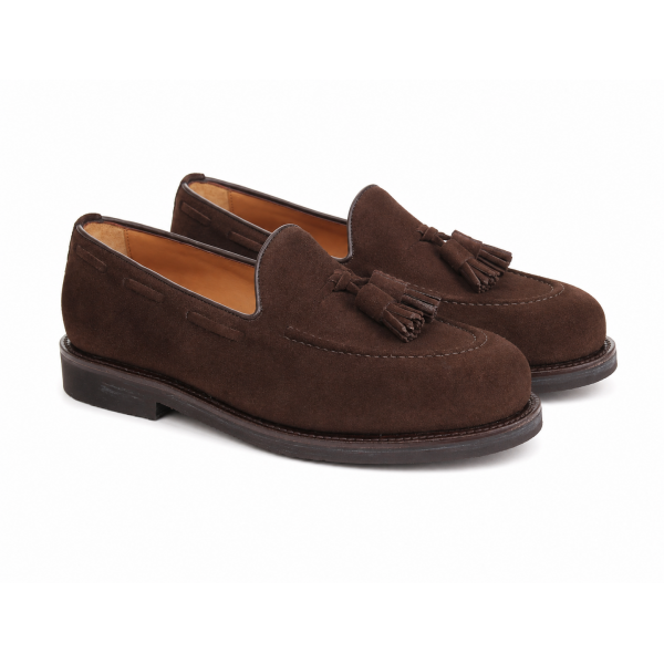 ZAPATOS MODELO 748 ANTE MARRON