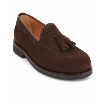 ZAPATOS MODELO 746 ANTE MARRON 2