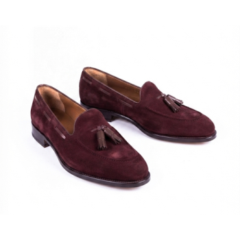 BORDEAUX SUEDE SHOES  MODEL...