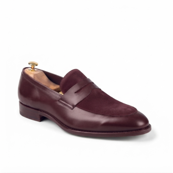 BORDEAUX SUEDE SHOES  MODEL... 2
