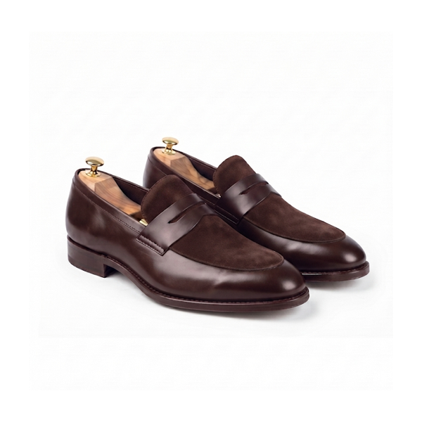 ZAPATOS ANTIFAZ MODELO 747 ANTE MARRON