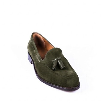 GREEN SUEDE SHOES  MODEL 746 2