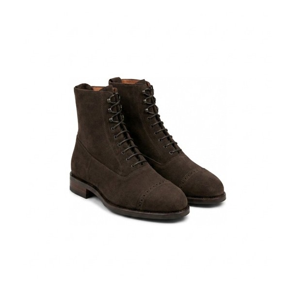 BROWN SUEDE ANKLE BOOTS MODEL 1126