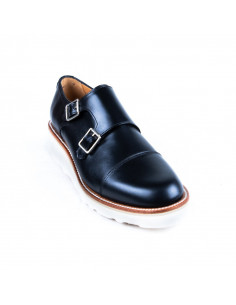 BLACK DOUBLE BUCKLE SHOES... 2