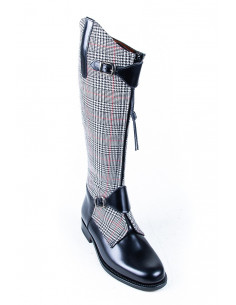 BOOTS MODEL 5103GB BLACK CHECK 2