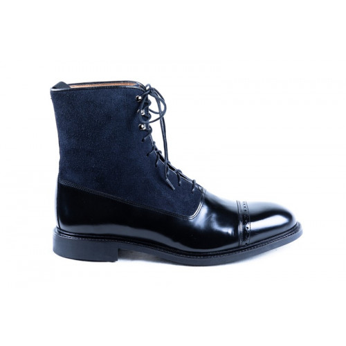 BOTIN MODELO 1126  NEGRO Y AZUL