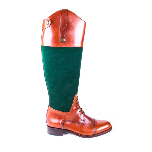 BOTA MODELO 4202 BRONCE Y VERDE