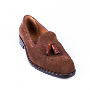 BROWN SUEDE SHOES  MODEL 746 2