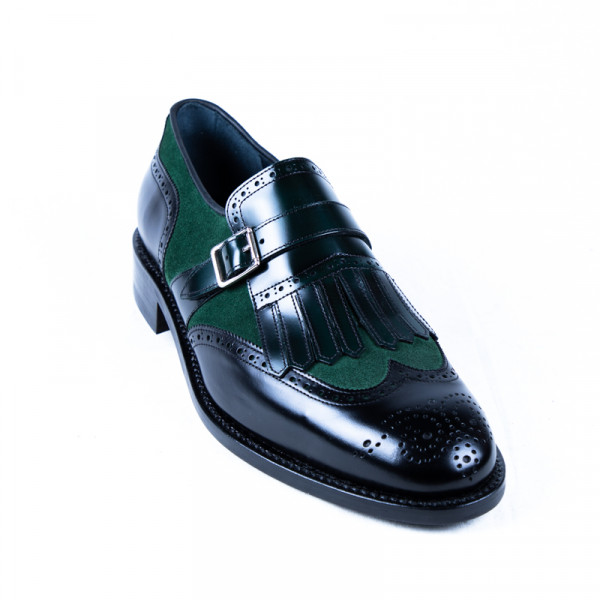 ZAPATOS MODELO 114 NEGRO + VERDE ZAPATOS MODELO 114 NEGRO + VERDE